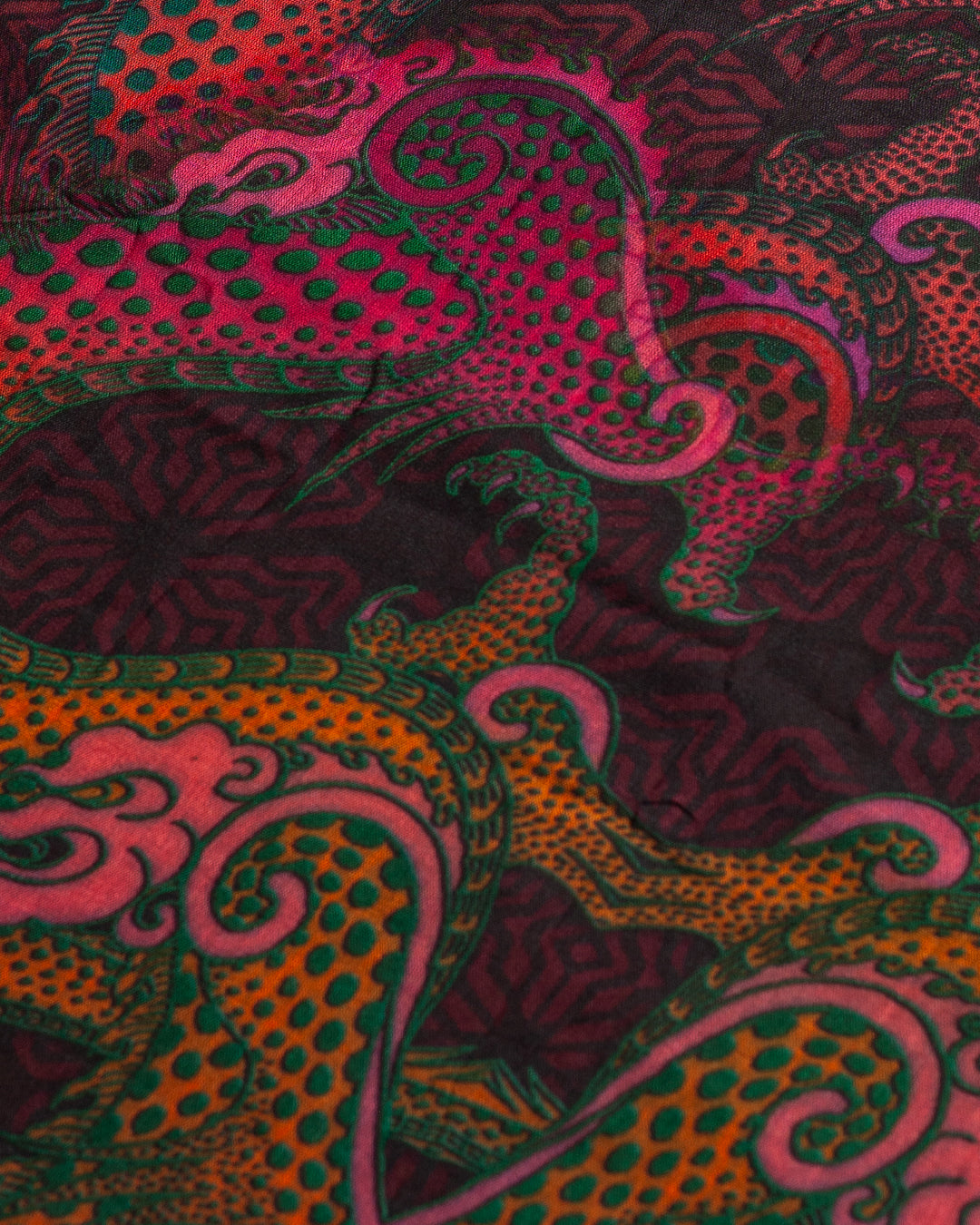 Scarf / Pareo Bamboo - FIRE DRAGONS Line
