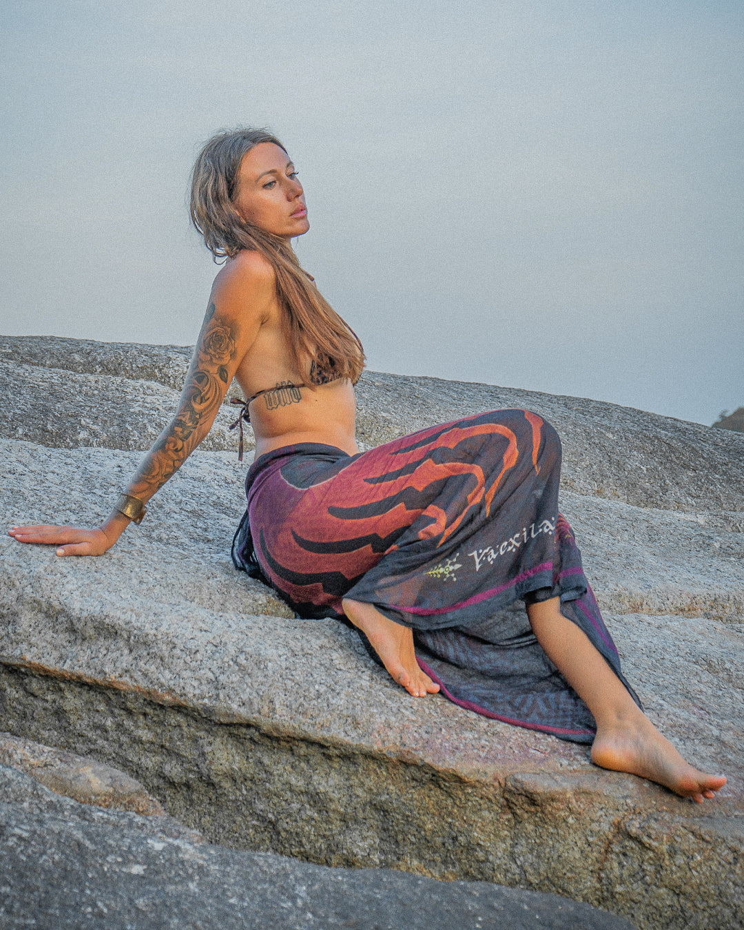 Scarf / Pareo Bamboo - FOSSIL