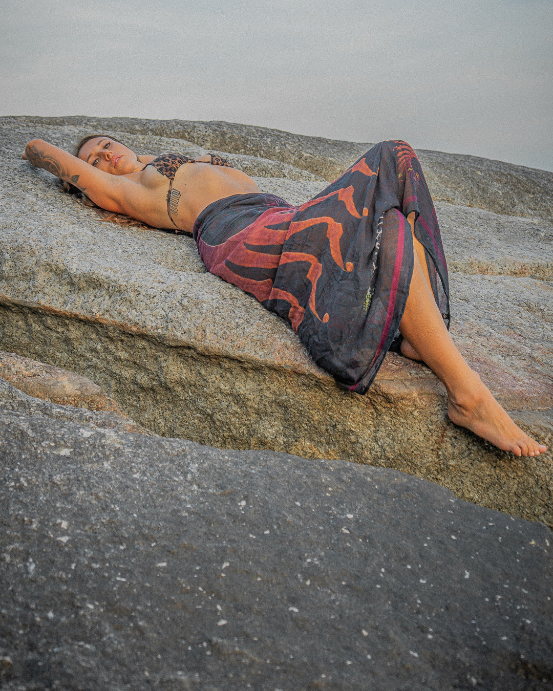 Scarf / Pareo Bamboo - FOSSIL