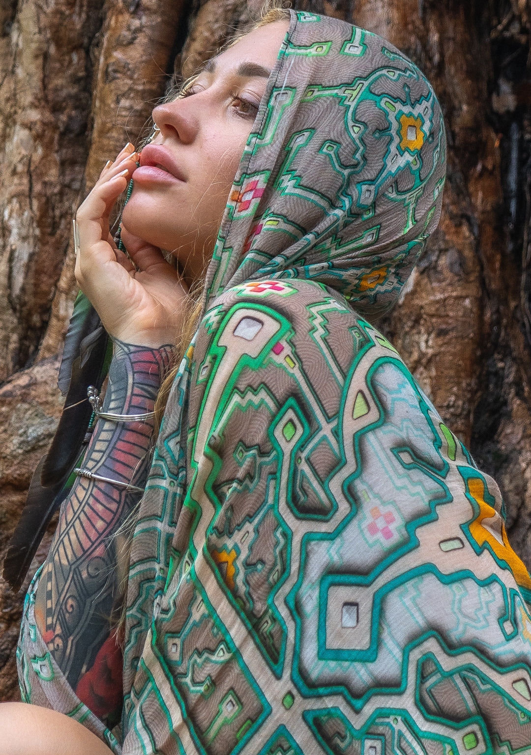 Scarf / Pareo Bamboo - HUIRRARIKA