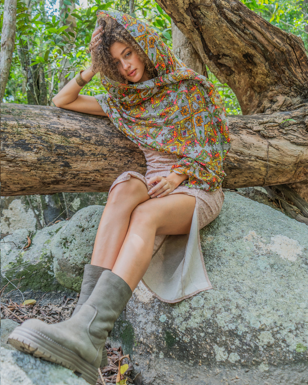 Scarf / Pareo Bamboo - PAKAL'S GOLD