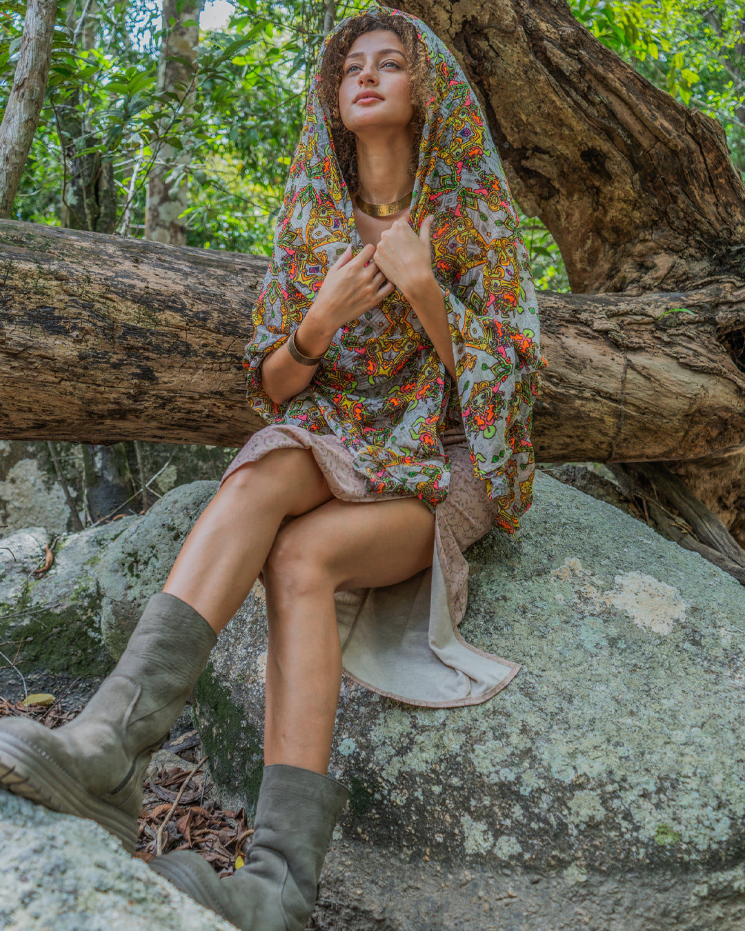 Scarf / Pareo Bamboo - PAKAL'S GOLD
