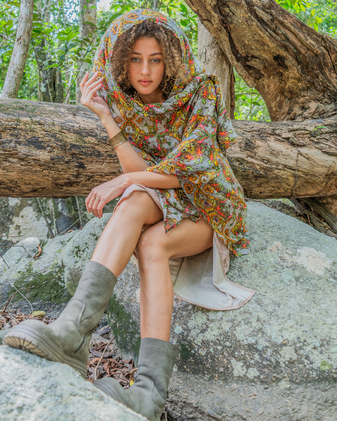 Scarf / Pareo Bamboo - PAKAL'S GOLD