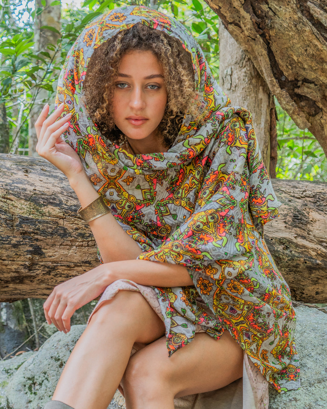 Scarf / Pareo Bamboo - PAKAL'S GOLD