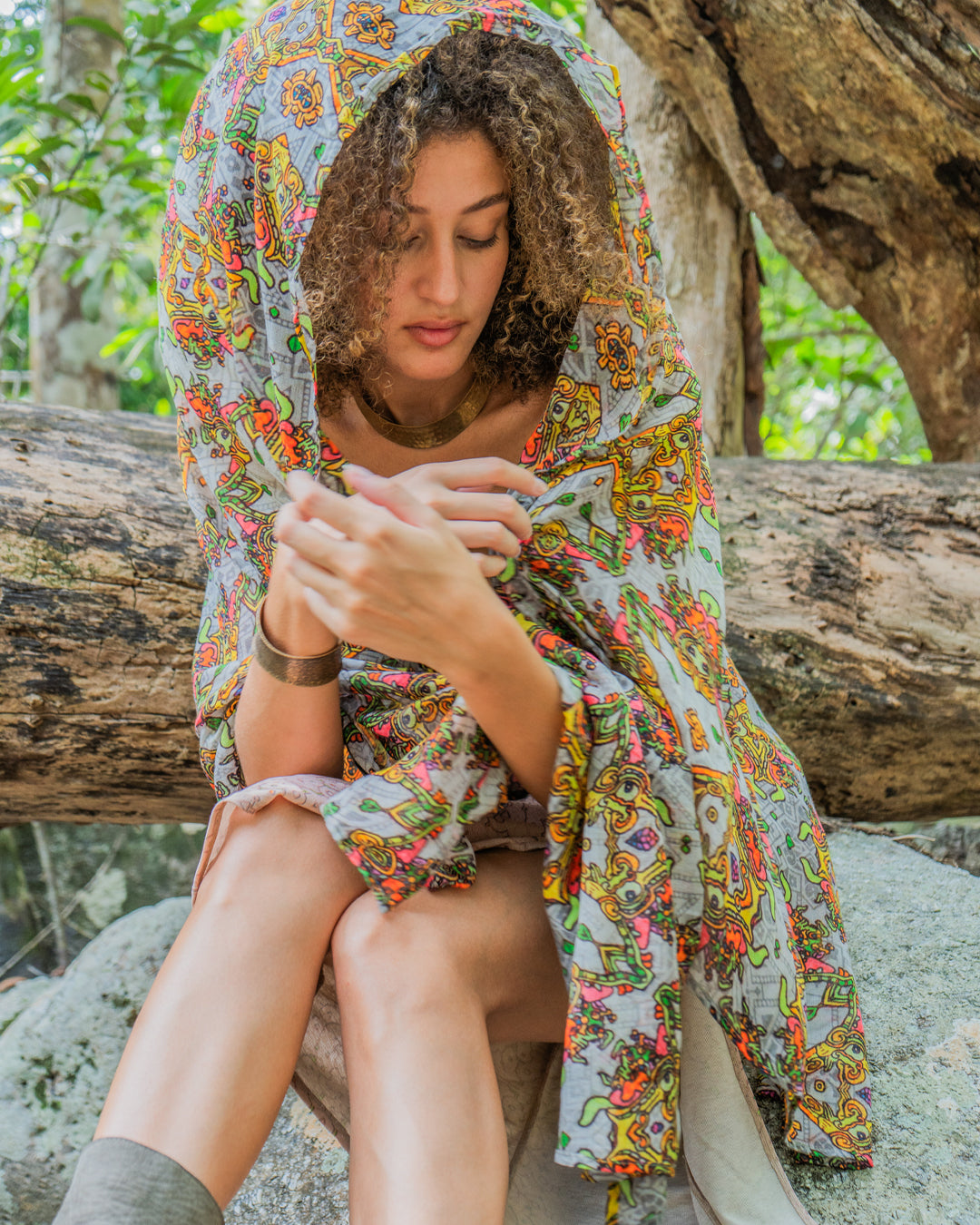 Scarf / Pareo Bamboo - PAKAL'S GOLD