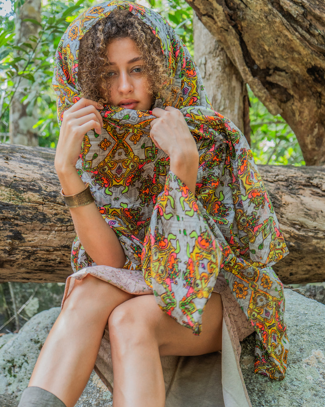 Scarf / Pareo Bamboo - PAKAL'S GOLD