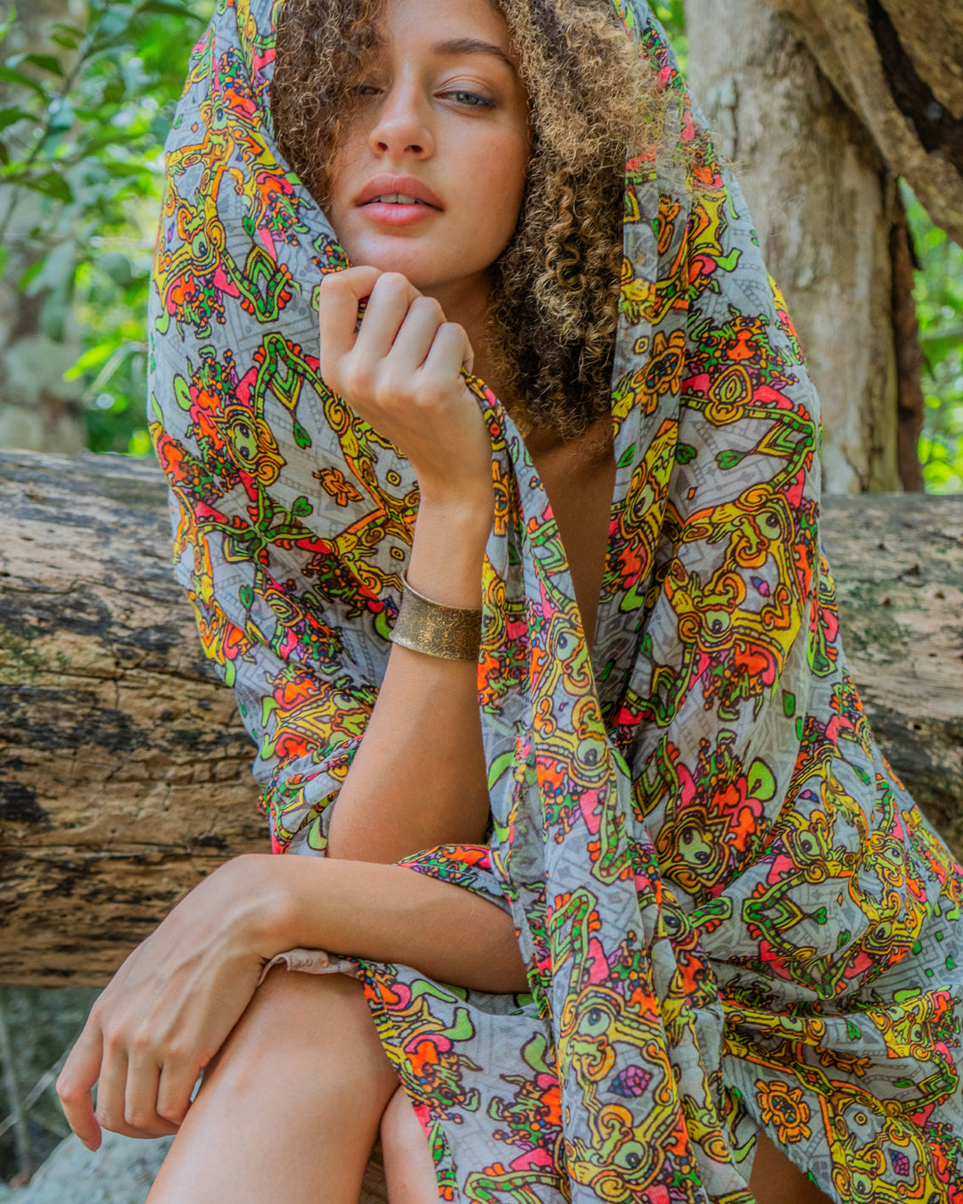 Scarf / Pareo Bamboo - PAKAL'S GOLD