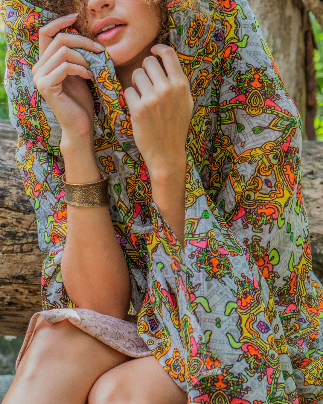 Scarf / Pareo Bamboo - PAKAL'S GOLD
