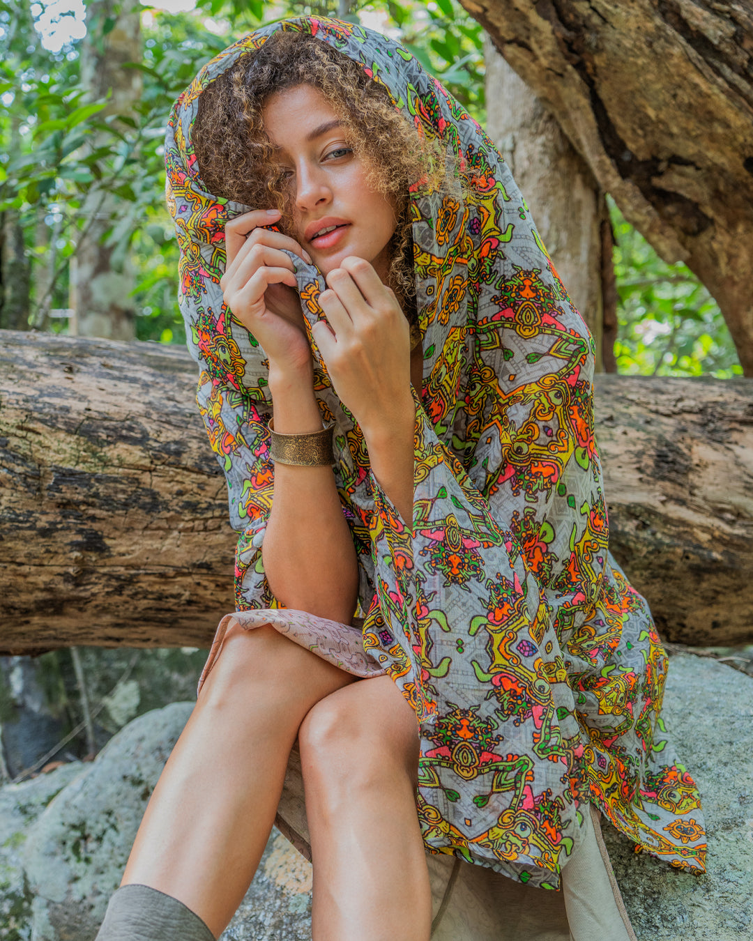 Scarf / Pareo Bamboo - PAKAL'S GOLD