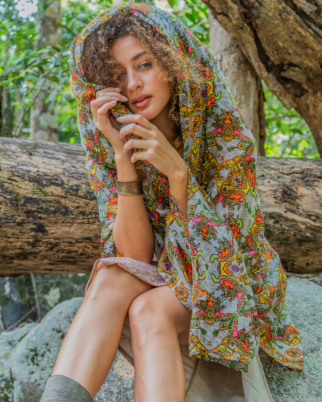 Scarf / Pareo Bamboo - PAKAL'S GOLD