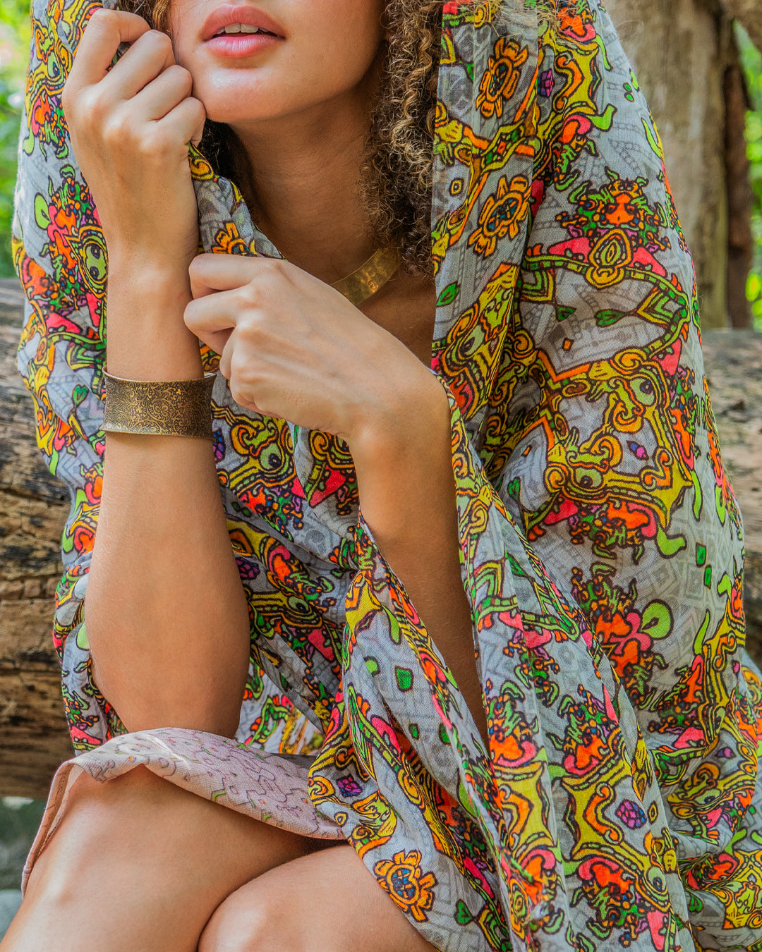 Scarf / Pareo Bamboo - PAKAL'S GOLD