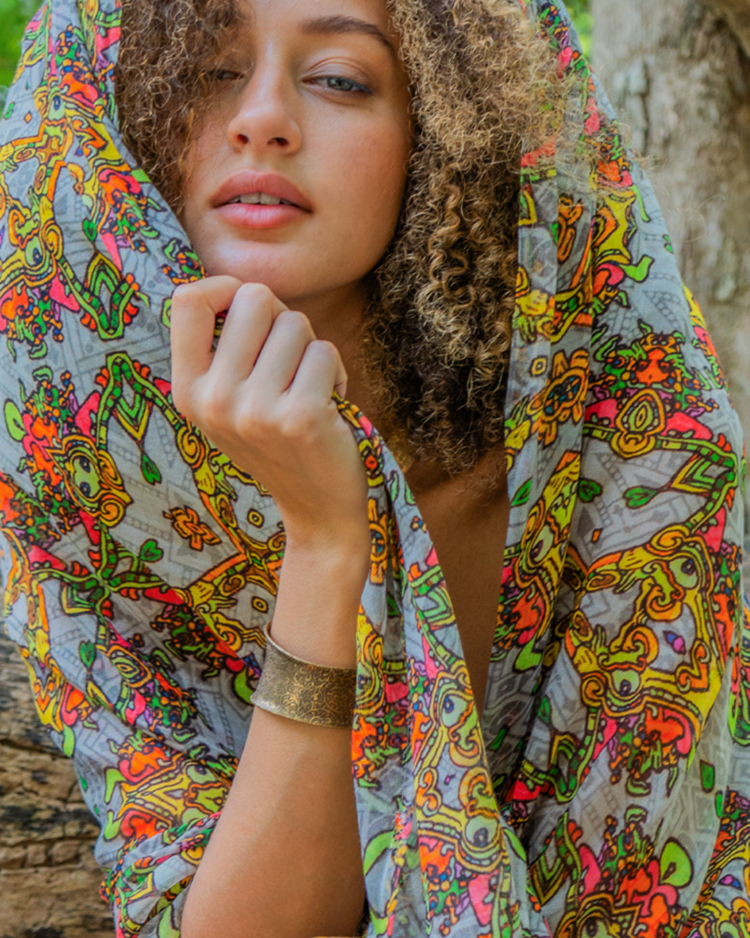 Scarf / Pareo Bamboo - PAKAL'S GOLD