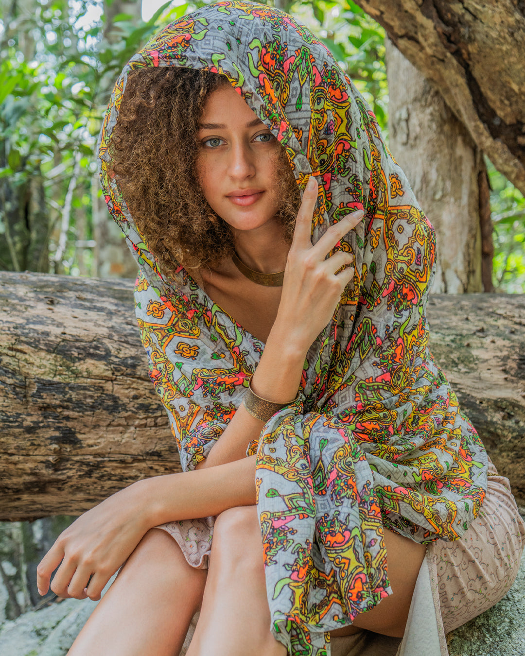 Scarf / Pareo Bamboo - PAKAL'S GOLD
