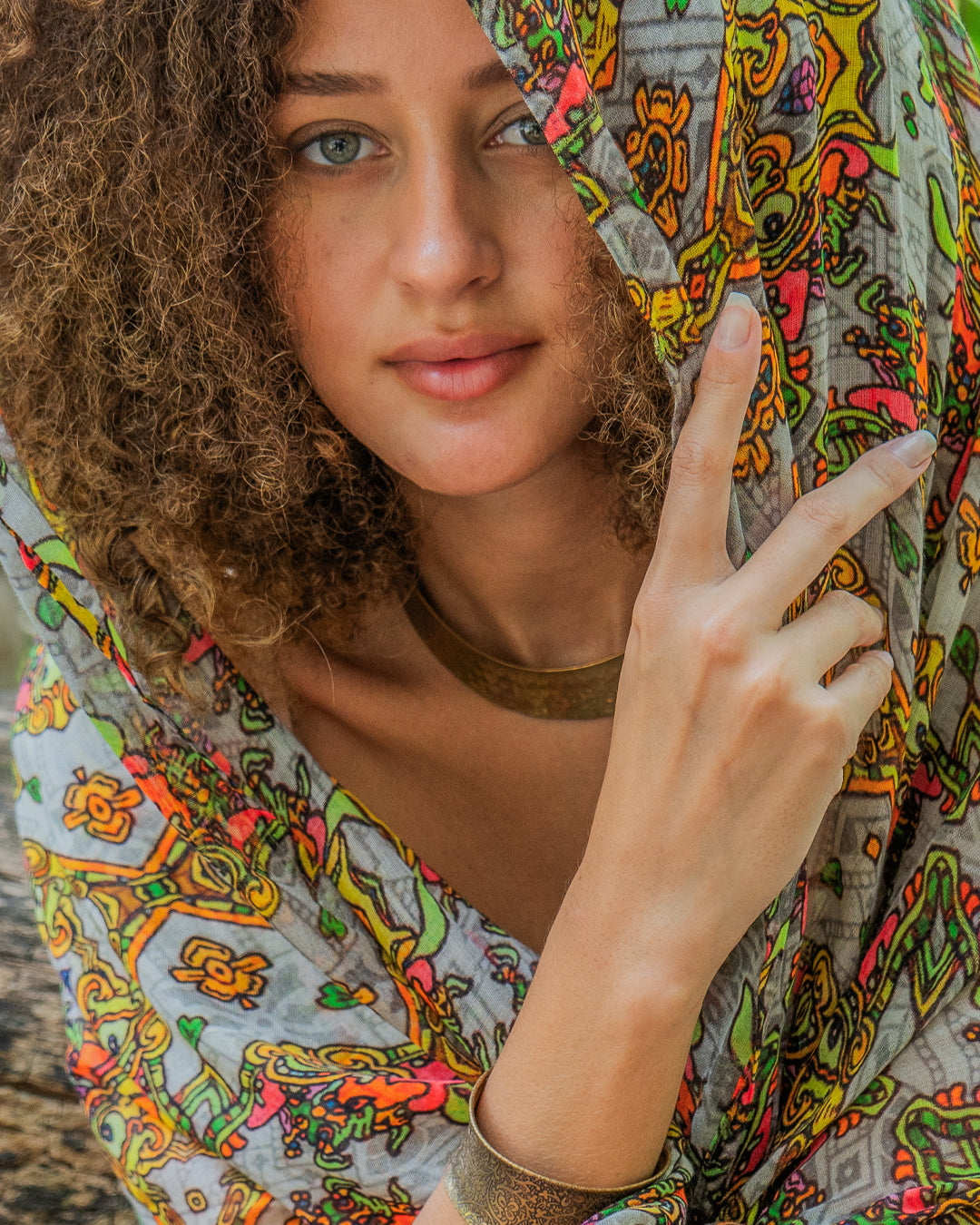 Scarf / Pareo Bamboo - PAKAL'S GOLD