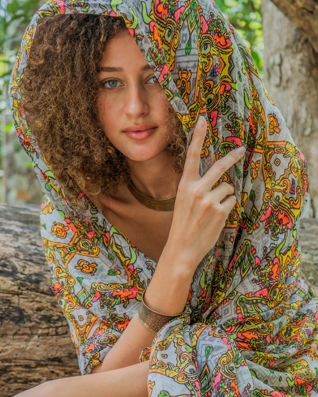Scarf / Pareo Bamboo - PAKAL'S GOLD