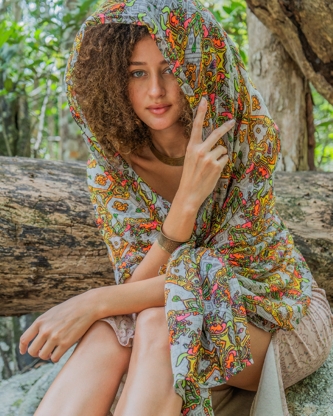 Scarf / Pareo Bamboo - PAKAL'S GOLD