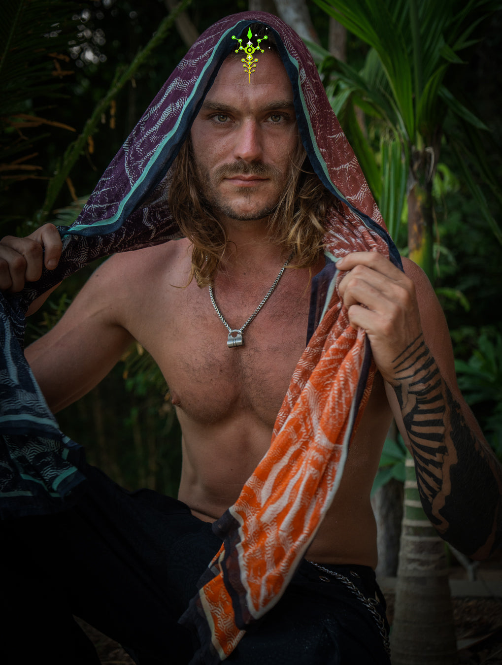 Scarf / Pareo Bamboo - SANDOKAN LAVA