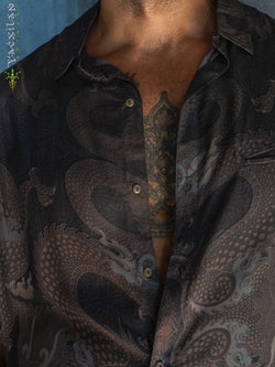 Shirt Men Half Sleeves / Bamboo - DRAGONSKIN