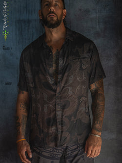 Shirt Men Half Sleeves / Bamboo - DRAGONSKIN
