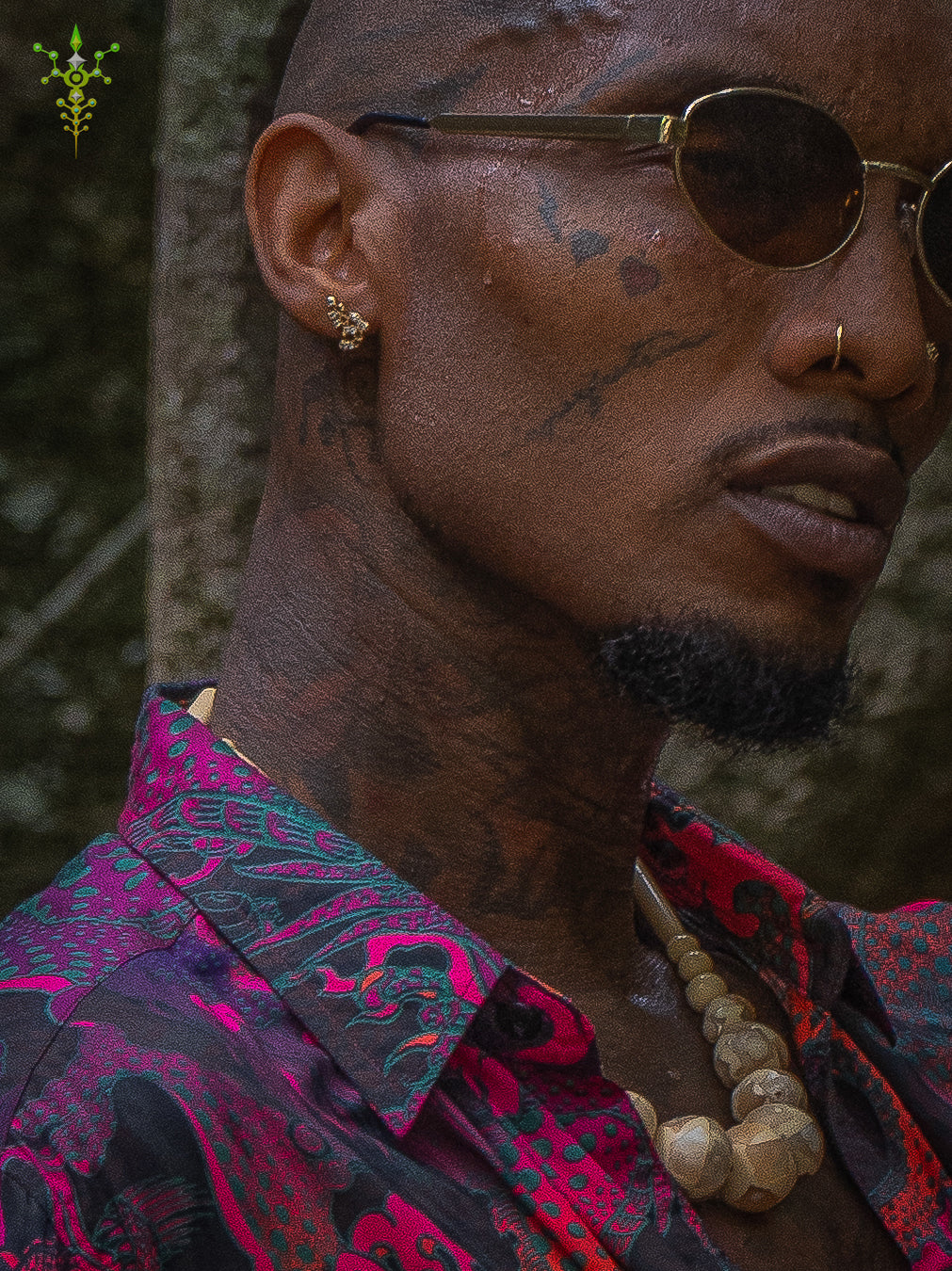 Shirt Men Half Sleeves / Bamboo - FIRE DRAGONS