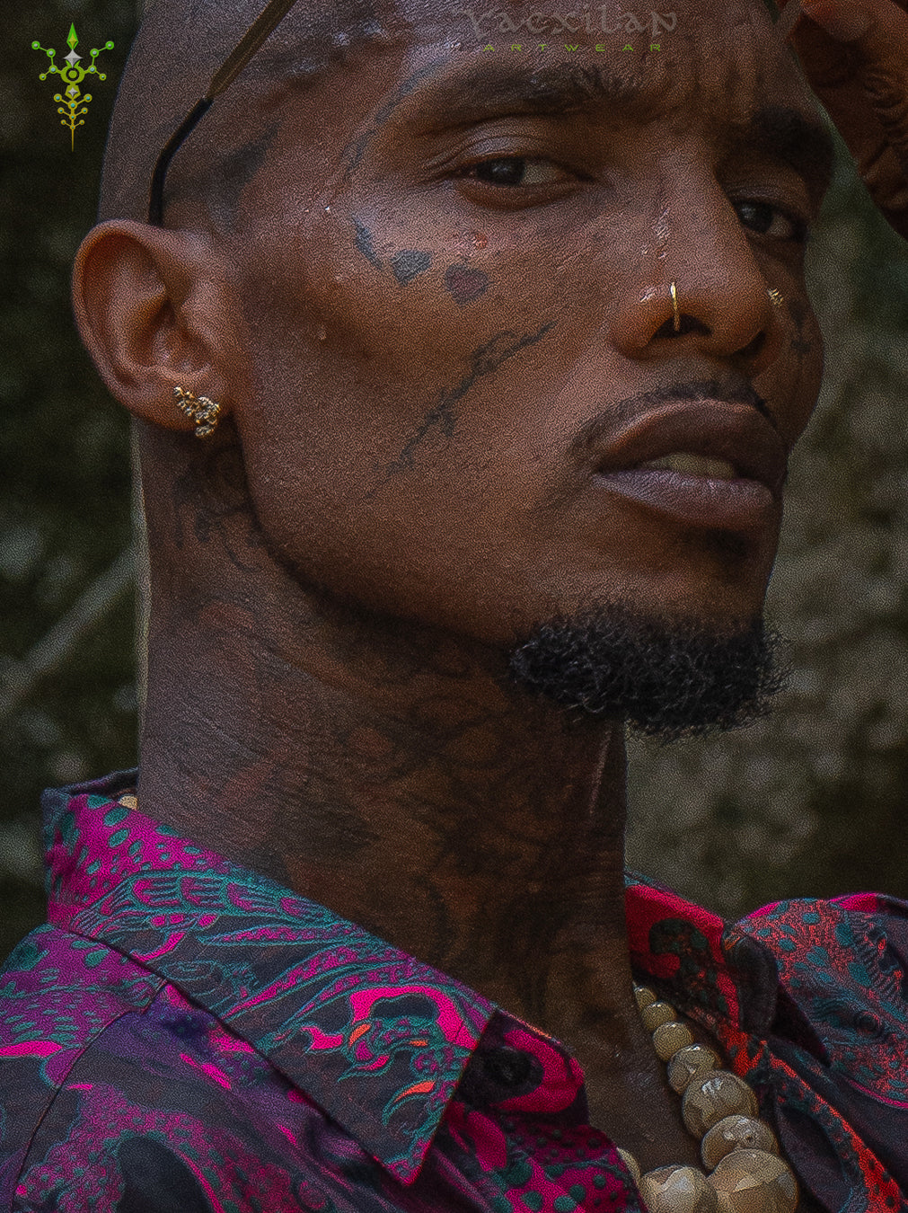 Shirt Men Half Sleeves / Bamboo - FIRE DRAGONS