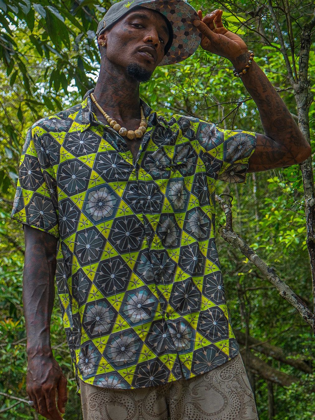 Shirt Men Half Sleeves / Bamboo - FLOWAW