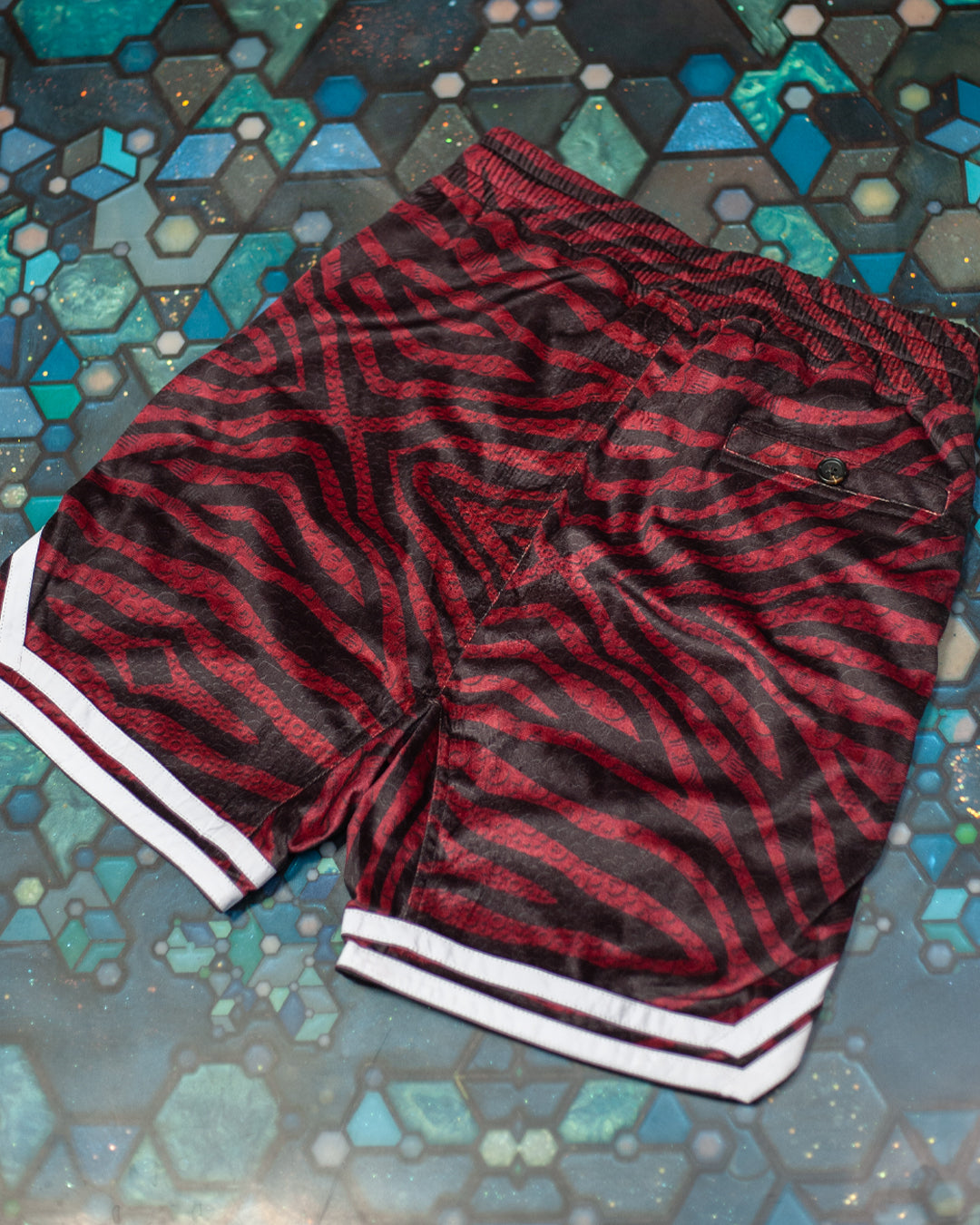 Boxing Short White Mountains Men / Velvet Fawn - REDSHERKANKS