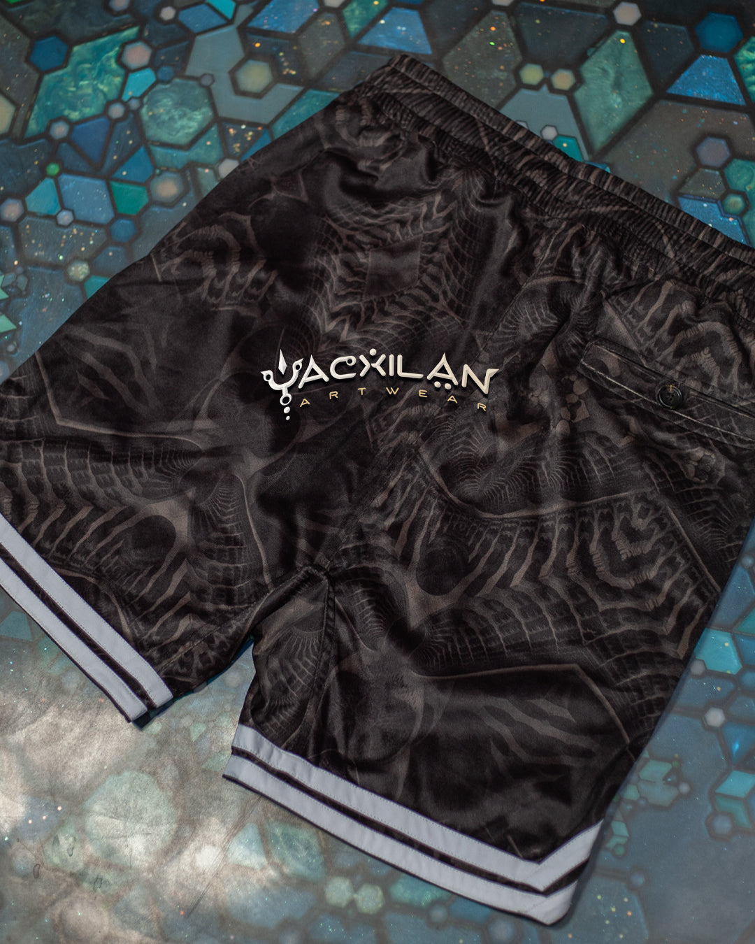 Boxing Shorts White Mountains Men / Velvet Fawn - DARK SANDOKAN