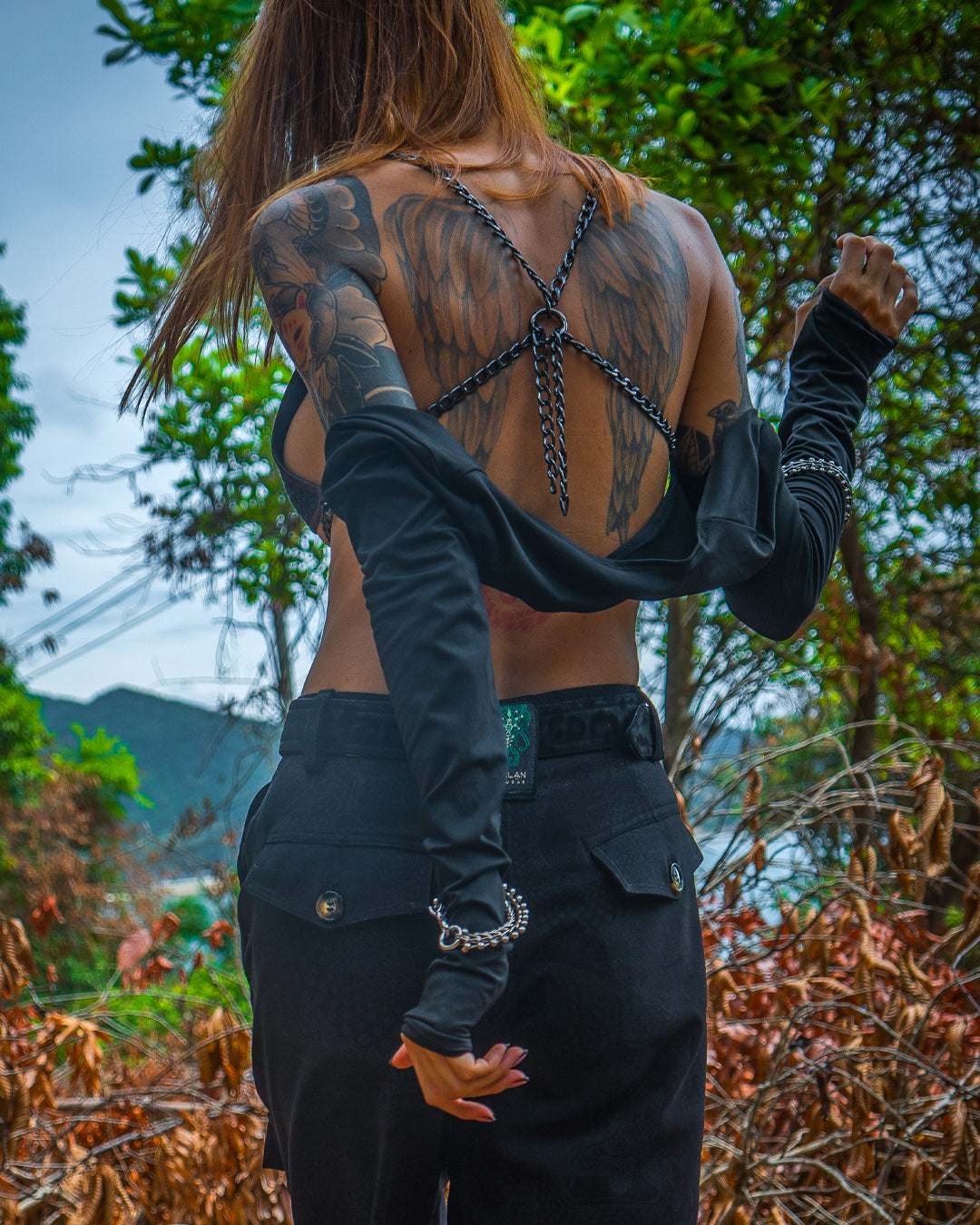 Swimsuit Bikini Punk Chains / 3D poliamide - HEXAGON