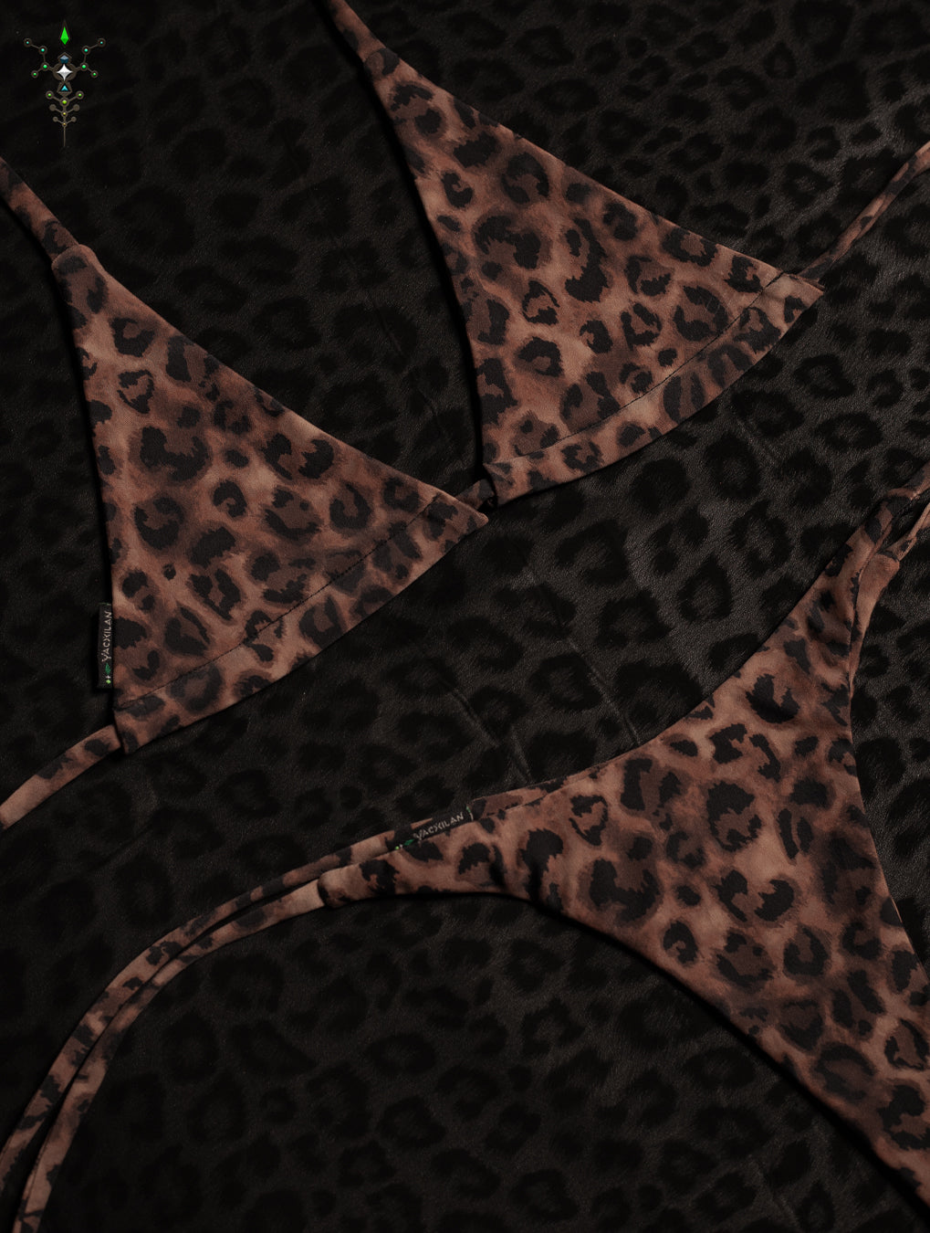Swimsuit Bikini / Licra - DARK LEOPARD