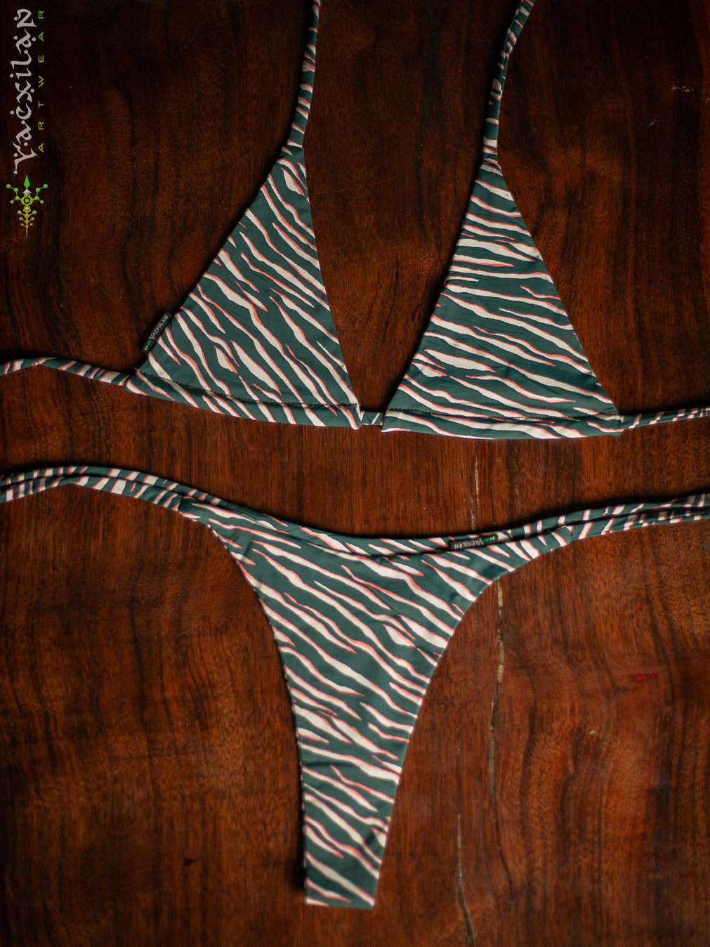 Swimsuit / Bikini Licra - GREY TIGRE