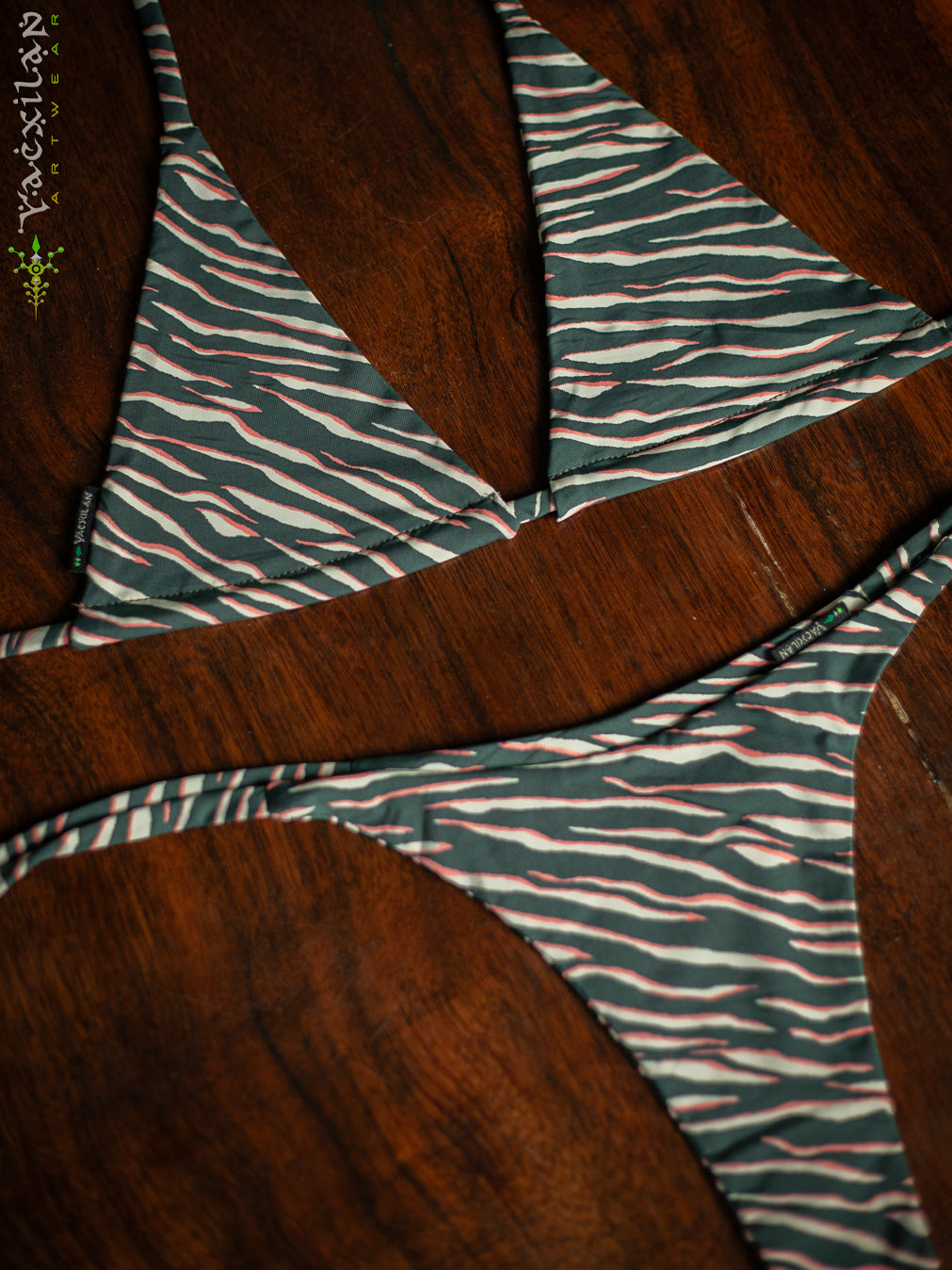 Swimsuit / Bikini Licra - GREY TIGRE