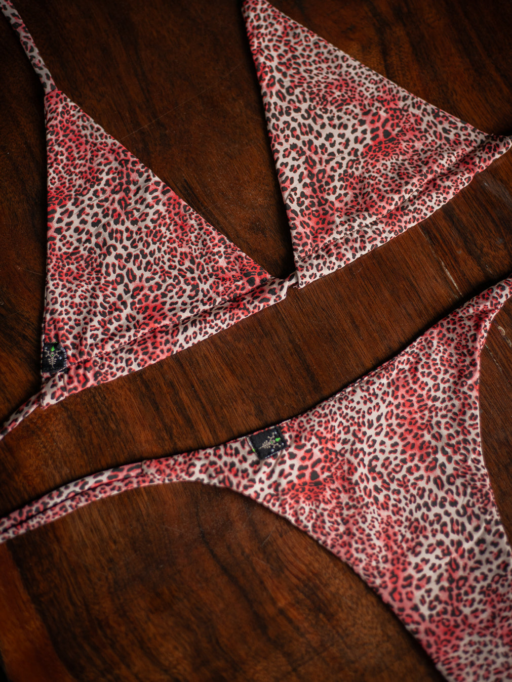 Swimsuit / Bikini Licra - PINK LEOPARD