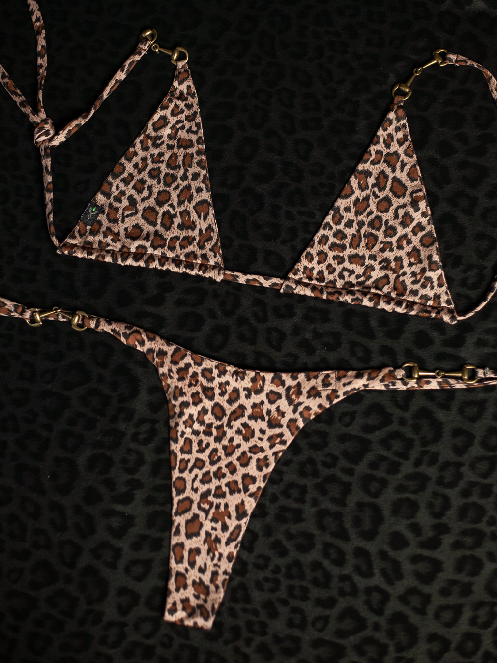 Swimsuit / Bikini Buckles - LEOPARD