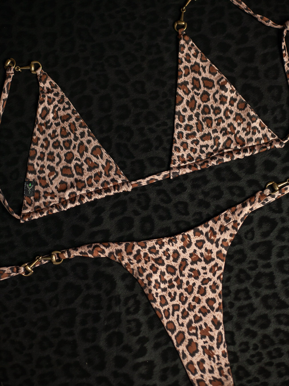 Swimsuit / Bikini Buckles - LEOPARD