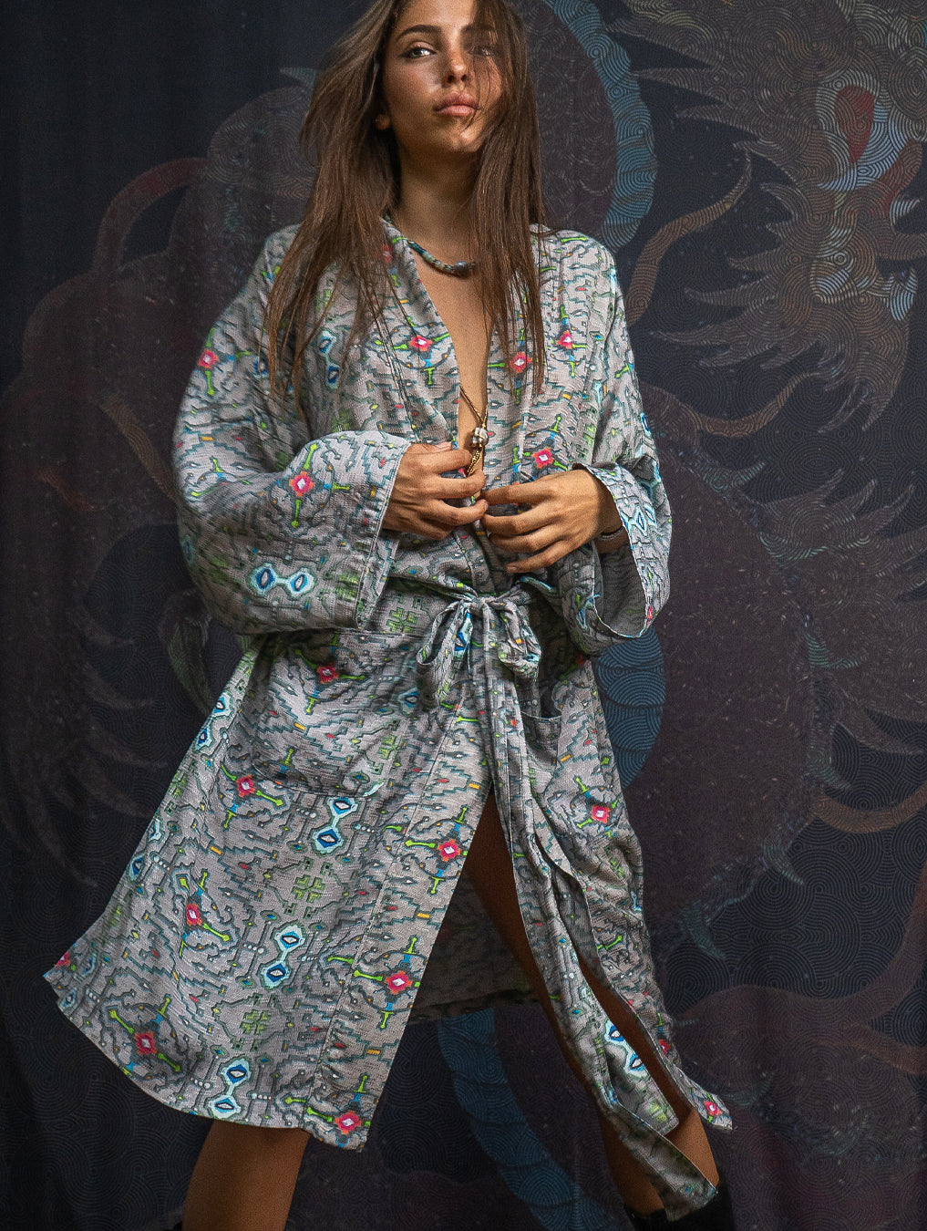 Classic Kimono / Bio Farms Orange - WATAWASKA