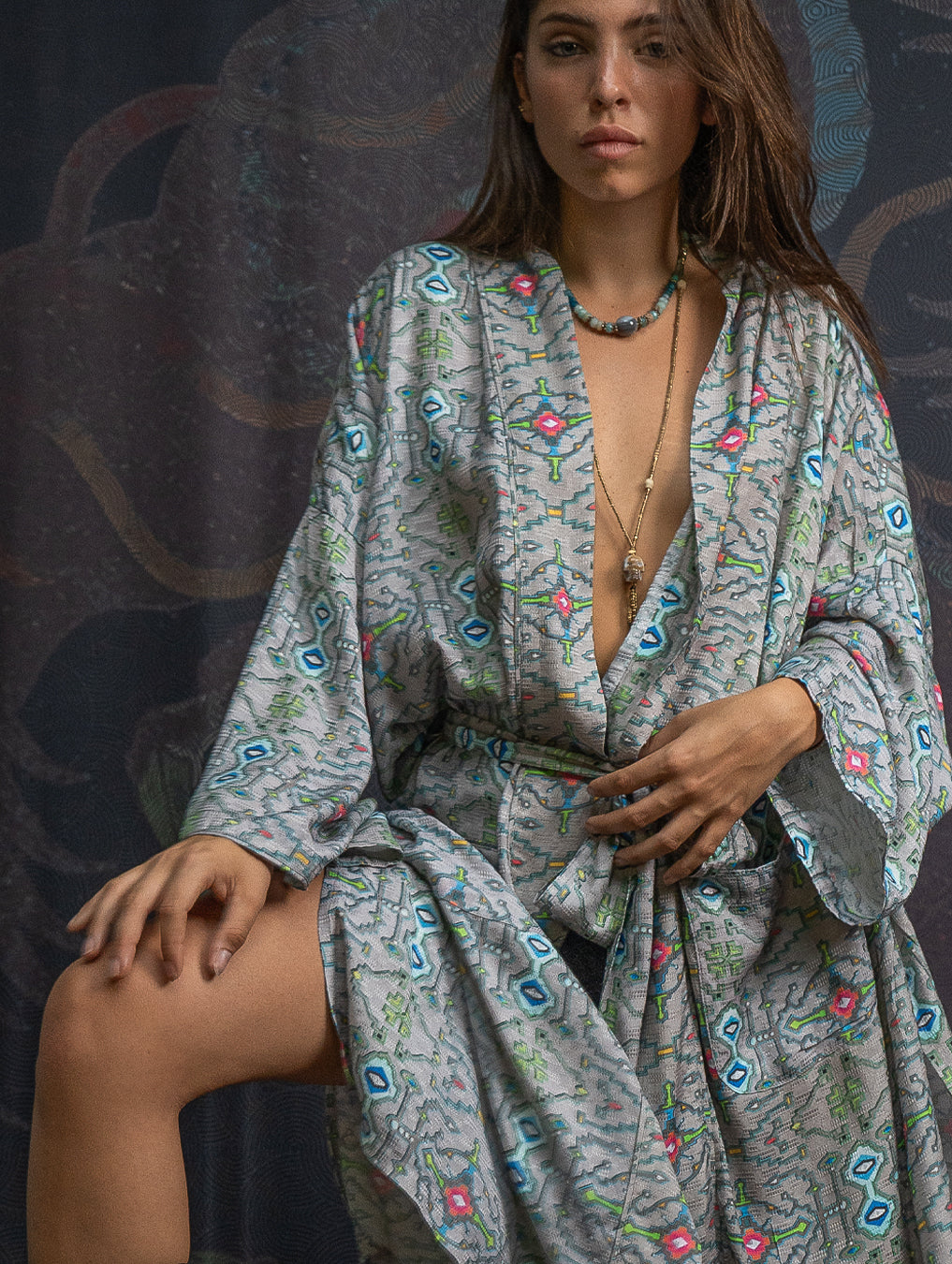 Classic Kimono / Bio Farms Orange - WATAWASKA