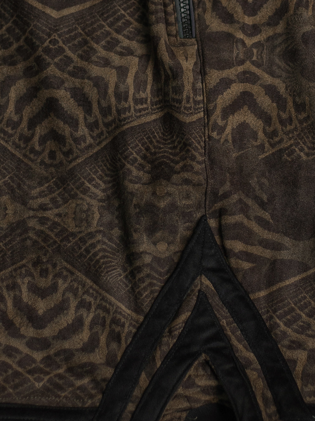Bossking Shorts Black Mountains / Stretchy Swede Vintage - SANDOKANER