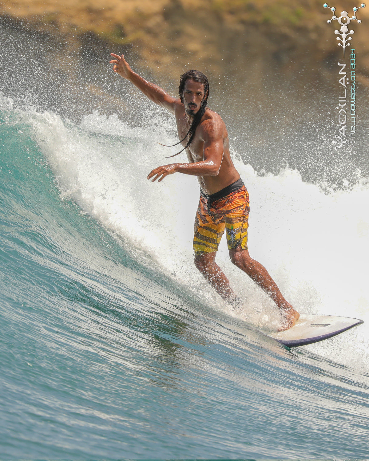 Boardshort Men / Fast Dry - Yellow BUMBLE