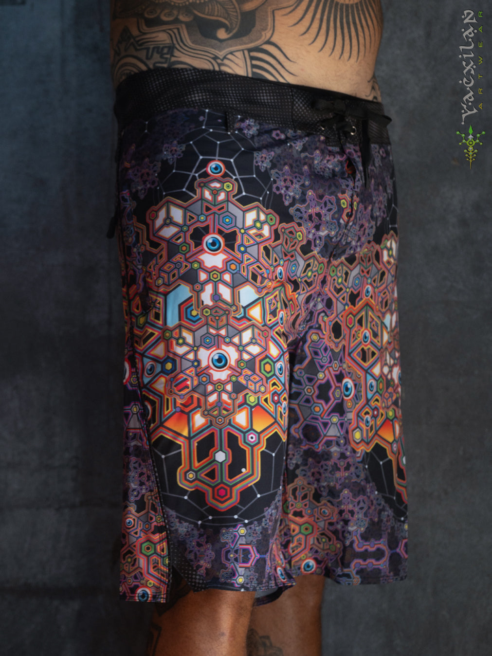 Boardshort Men / Fast Dry - CORAL BLAST