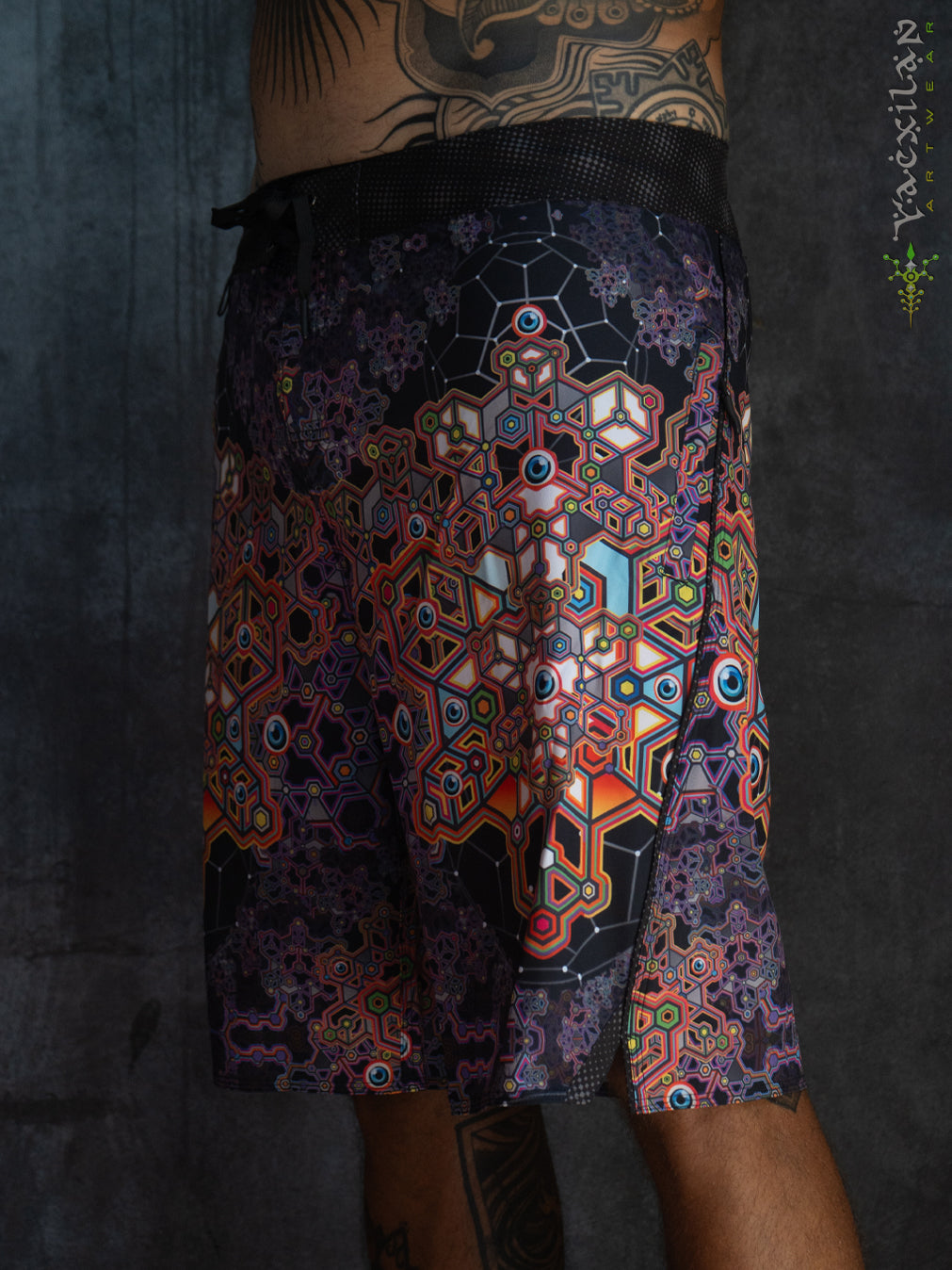 Boardshort Men / Fast Dry - CORAL BLAST