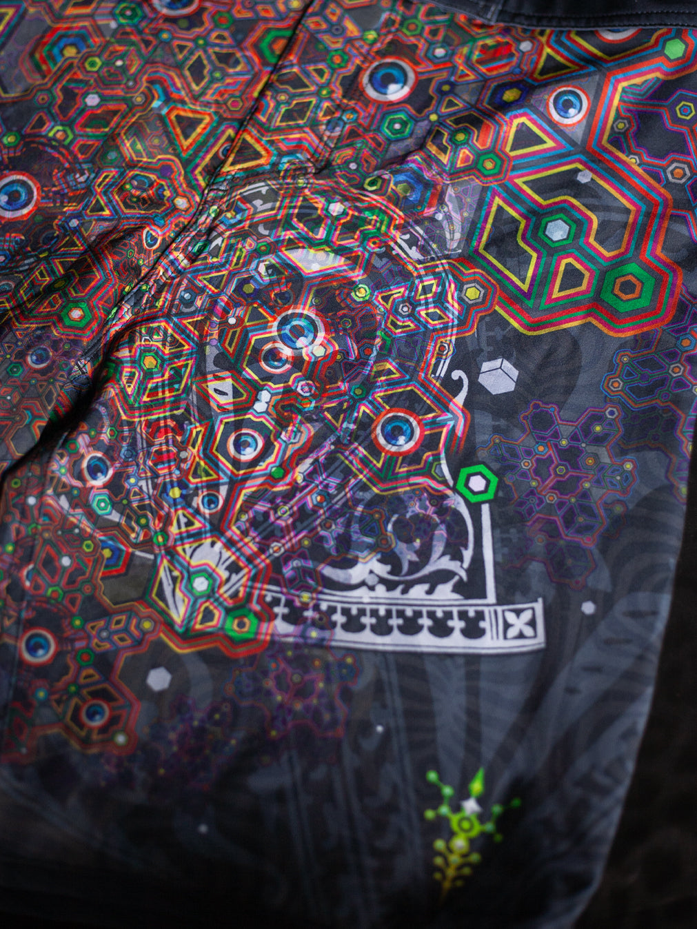 Boardshort Green Line / Fast Dry - OWLIENS