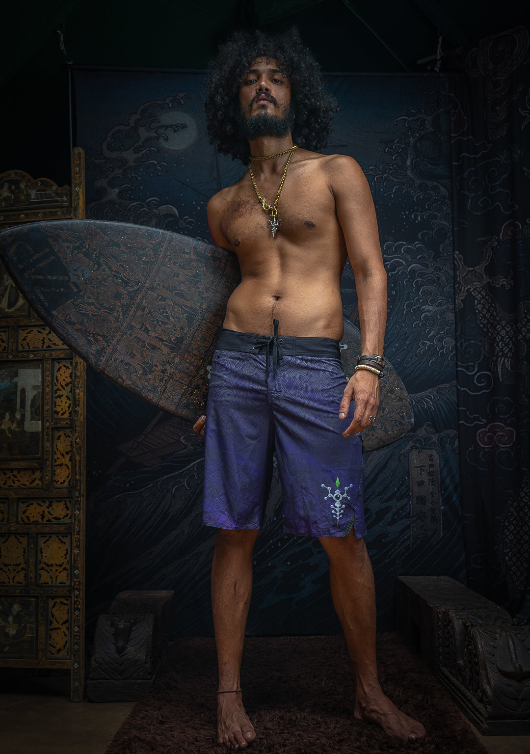 Boardshort Men / Fast Dry - Purple HAZE