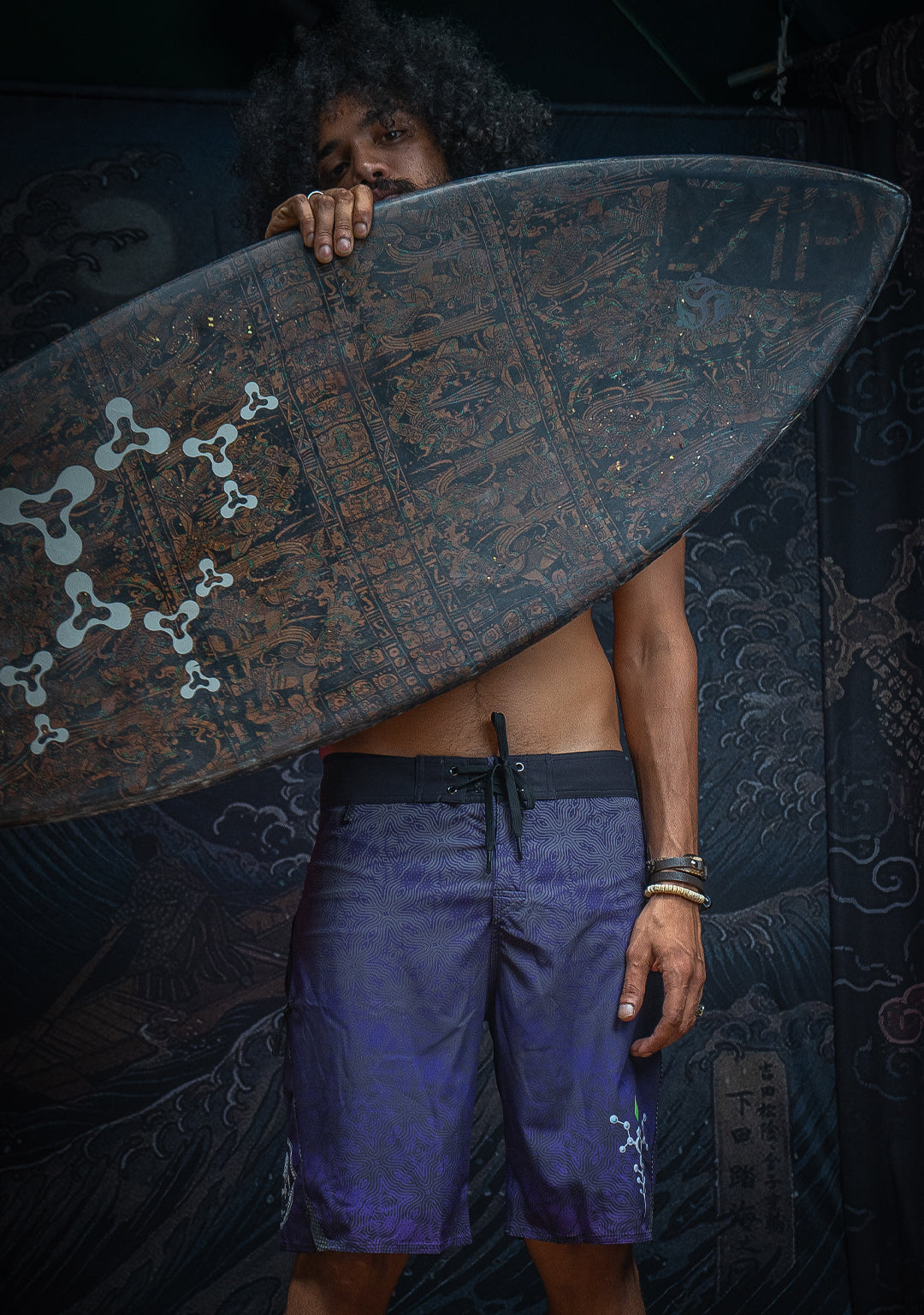 Boardshort Men / Fast Dry - Purple HAZE