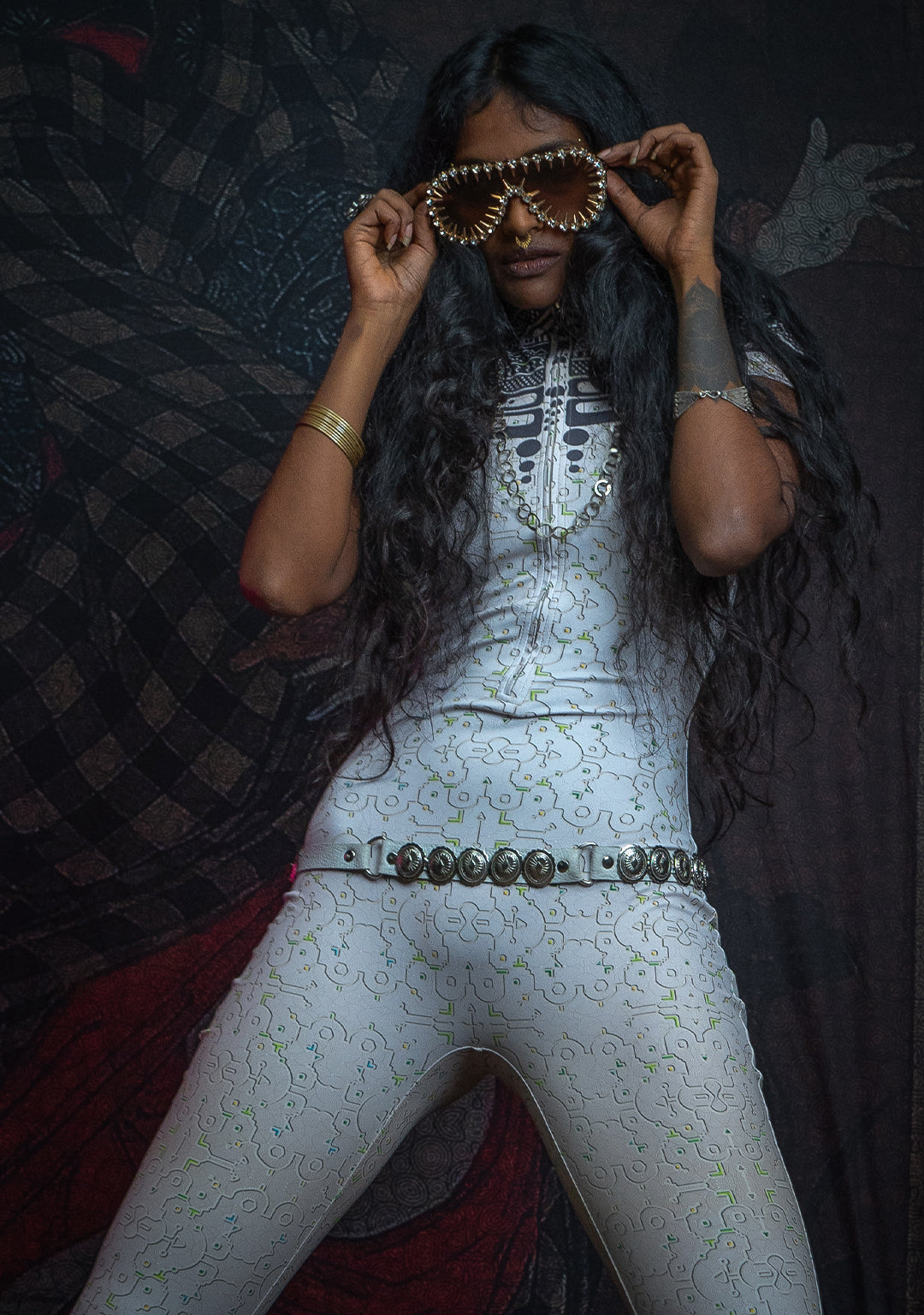 Bodysuit Long / Recycled Soft Poliester - TRIBALSEA IKARO Cream