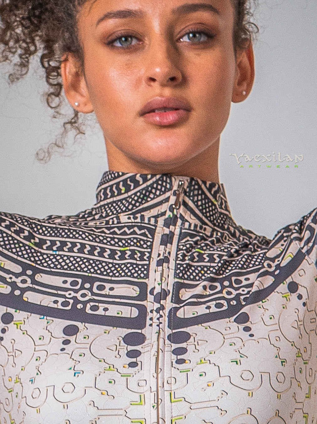 Bodysuit Short / Recycled Soft Poliester - TRIBALSEA IKARO Cream
