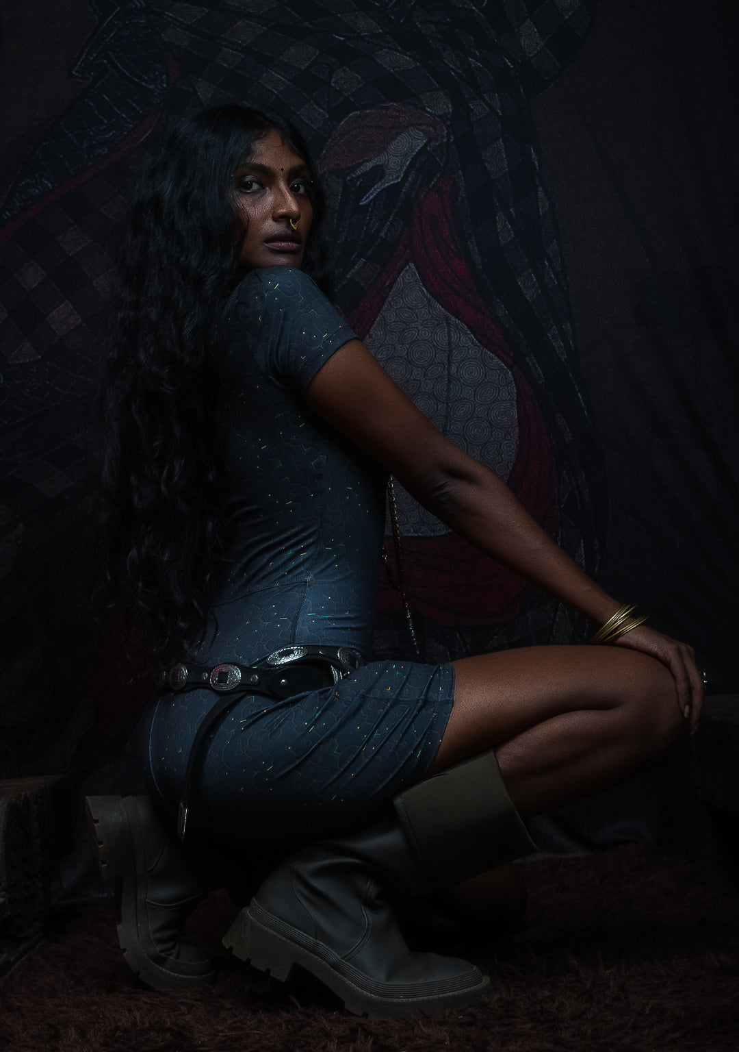 Bodysuit Short / Recycled Soft Poliester - REBIRTH OF IKARO Forest