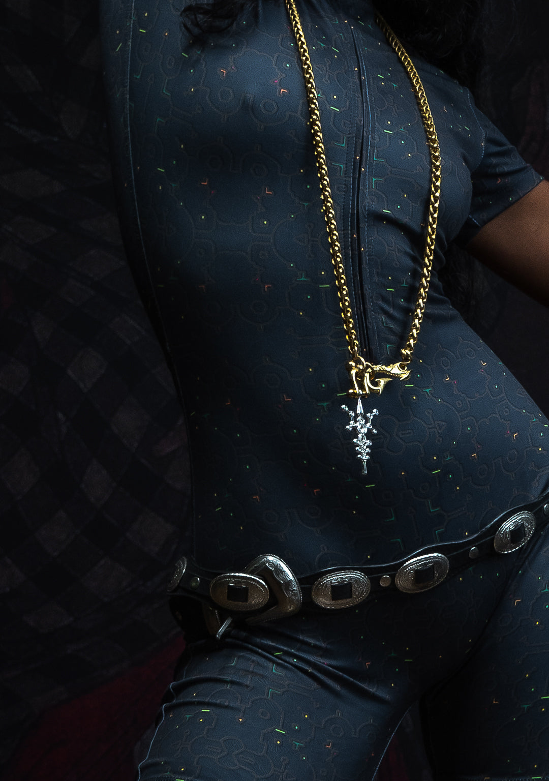 Bodysuit Short / Recycled Soft Poliester - REBIRTH OF IKARO Forest