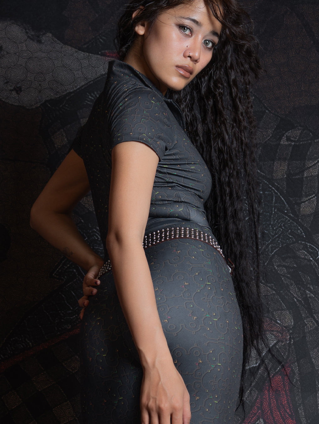Bodysuit Long / Recycled Soft Poliester - REBIRTH OF IKARO Forest
