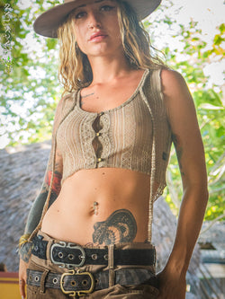 Woman Combo Boho Sleeveless Top / Embroidery Lace - BOHOEARTH